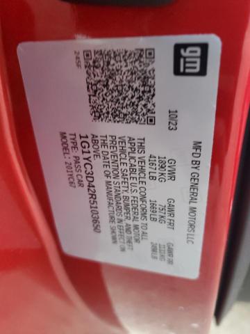 CHEVROLET CORVETTE STINGRAY 2024