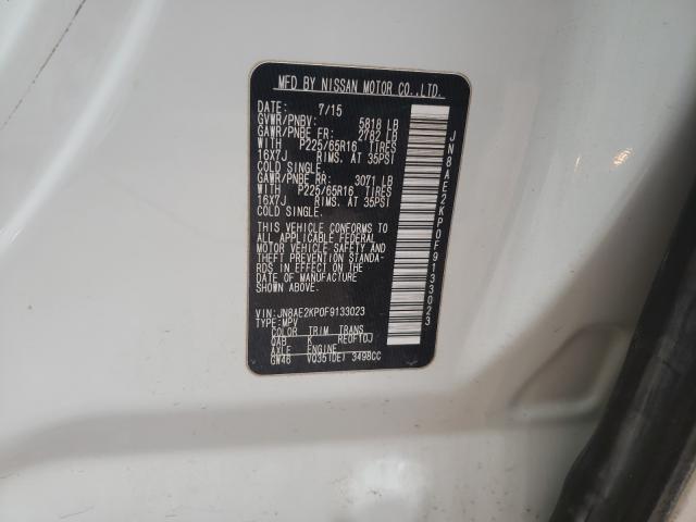 NISSAN QUEST S 2015