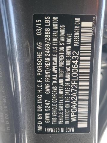 PORSCHE PANAMERA 2 2015