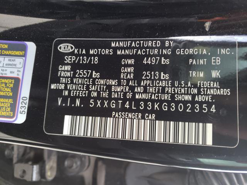 KIA OPTIMA LX 2018