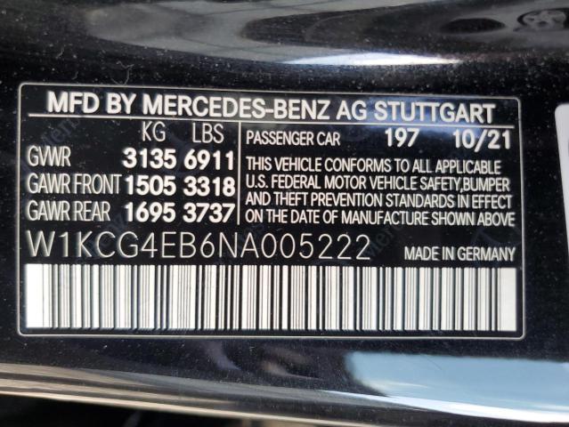 MERCEDES-BENZ EQS SEDAN 580 4MATI 2022