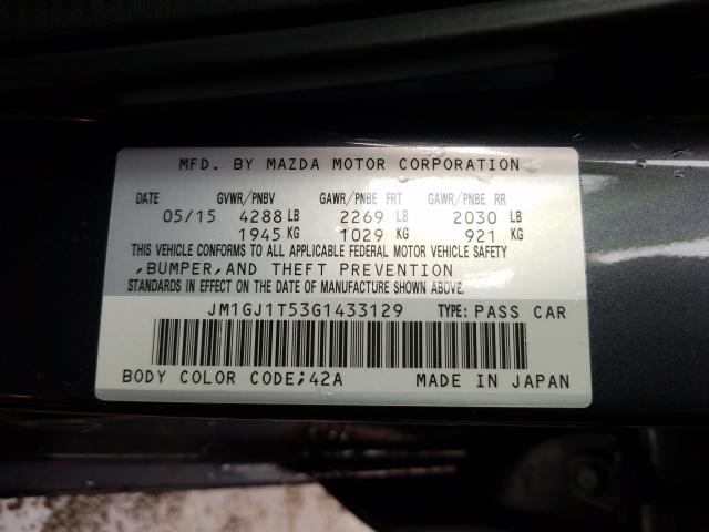 MAZDA 6 TOURING 2016