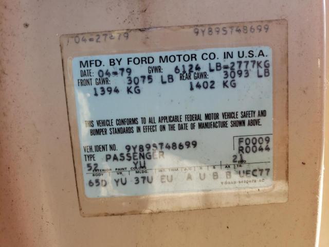 1979 LINCOLN MARK V