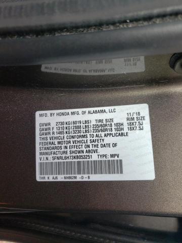 HONDA ODYSSEY EXL 2019