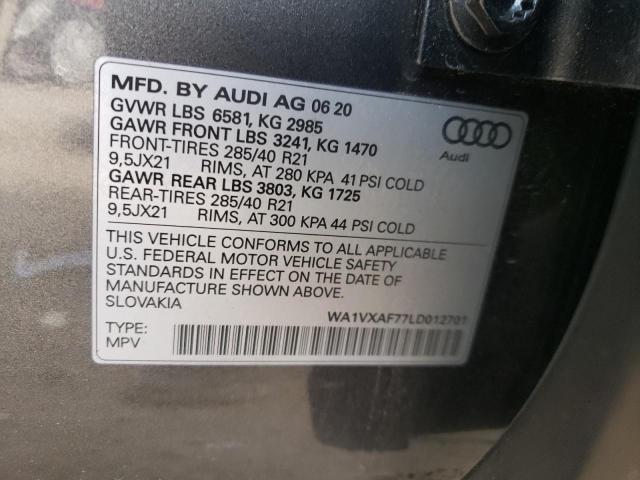 AUDI Q7 PRESTIGE 2020