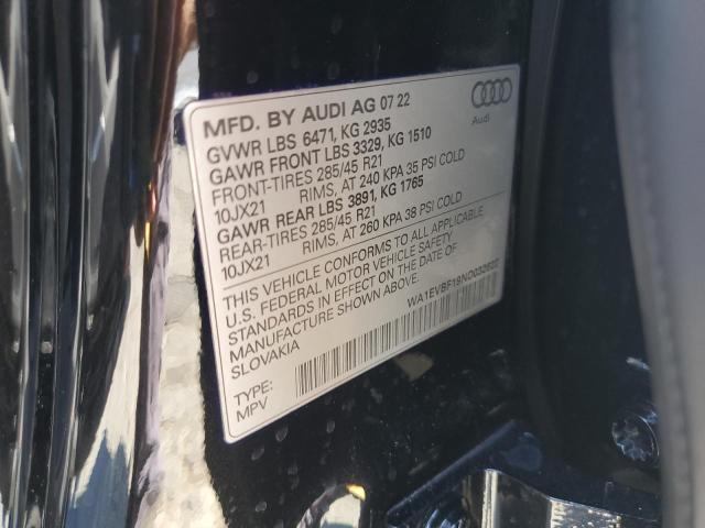 AUDI Q8 PREMIUM PLUS S-LINE 2022