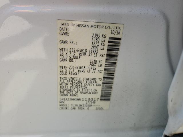 NISSAN MURANO S 2016