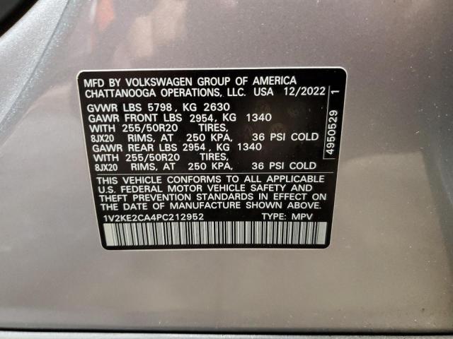 VOLKSWAGEN ATLAS CROSS 2022