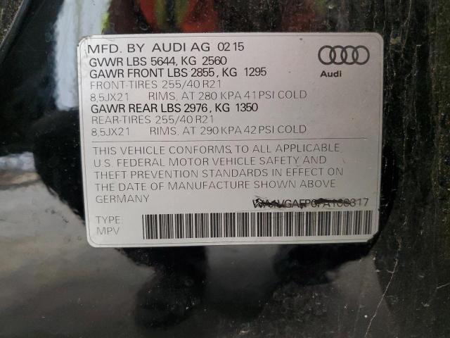 AUDI SQ5 PRESTIGE 2015