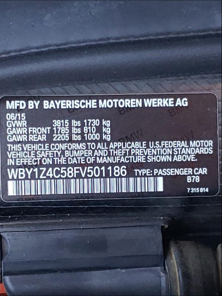 BMW I3 REX 2015