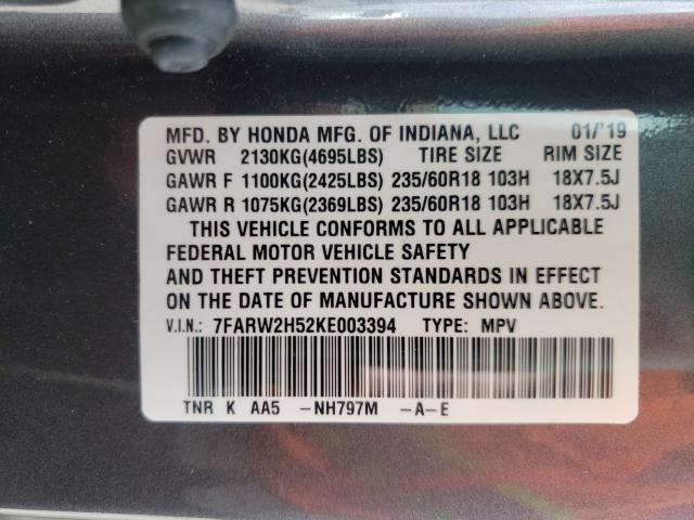 HONDA CR-V EX 2019