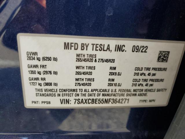 TESLA MODEL X 2022