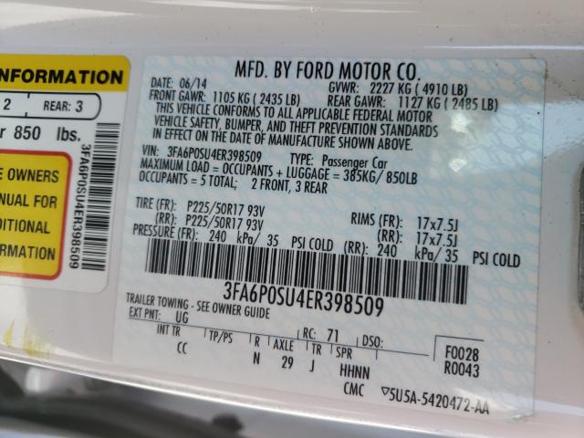 FORD FUSION TITANIUM PHEV 2014