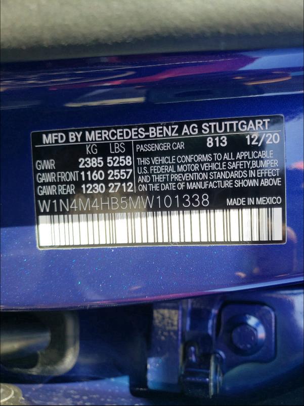 MERCEDES-BENZ GLB 250 4MATIC 2020