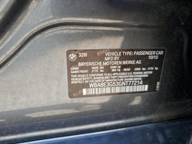 BMW 328 XI SULEV 2016