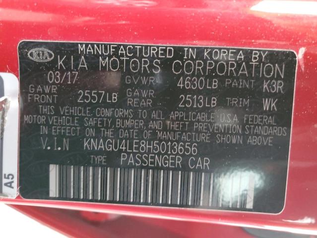 KIA OPTIMA HYBRID 2017