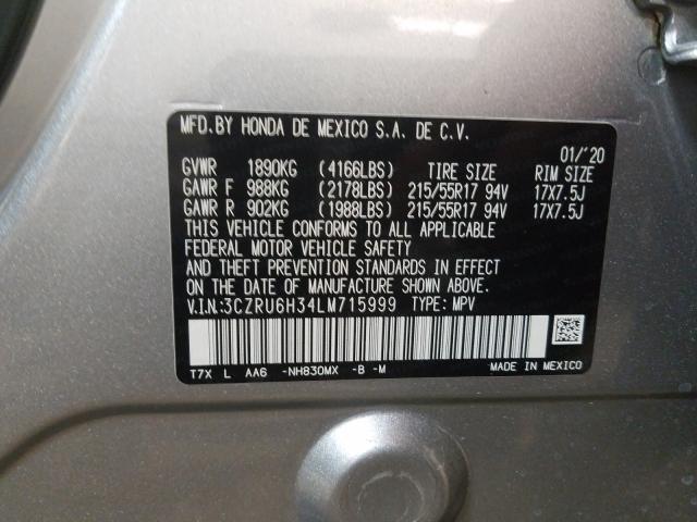 HONDA HR-V LX 2020