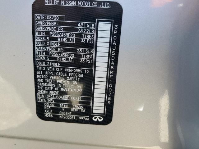 INFINITI QX50 SENSORY 2021