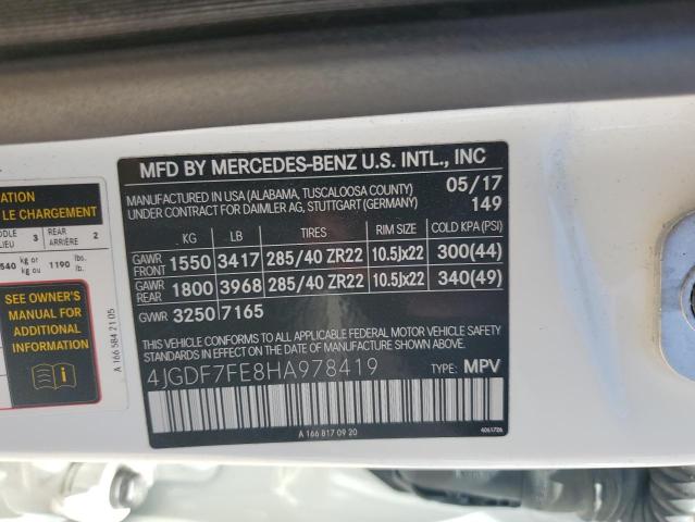 MERCEDES-BENZ GLS 63 AMG 4MATIC 2017