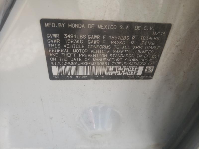 HONDA FIT EX 2015