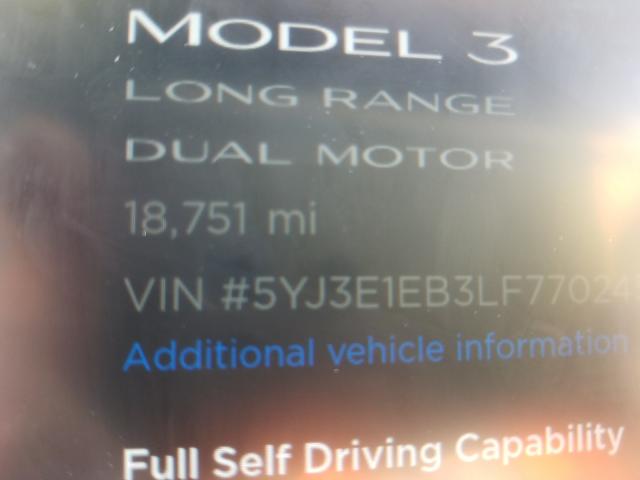 TESLA MODEL 3 2020