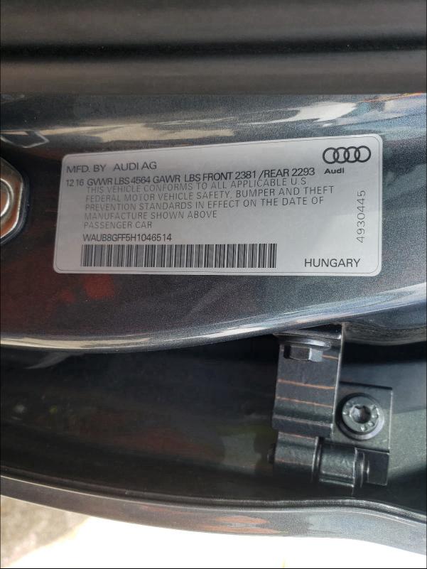 AUDI A3 PREMIUM 2017