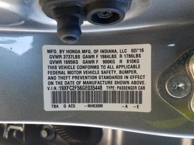 HONDA CIVIC LX 2016