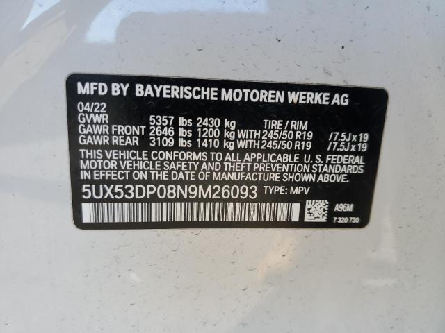BMW X3 XDRIVE30I 2022