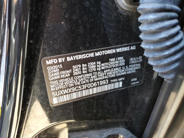 BMW X3 XDRIVE28I 2015