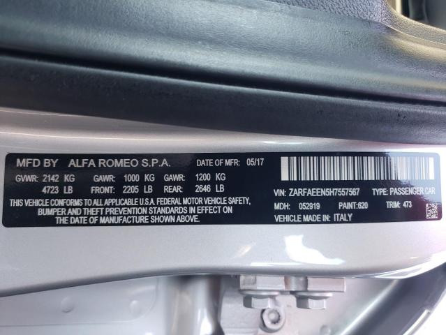 ALFA ROMEO GIULIA TI Q4 2017