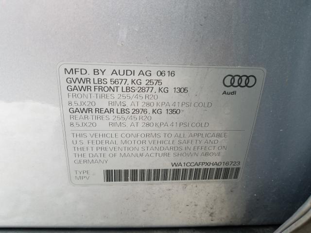AUDI SQ5 PREMIUM PLUS 2016