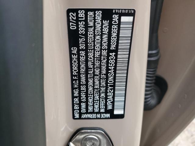 PORSCHE TAYCAN 4S 2022