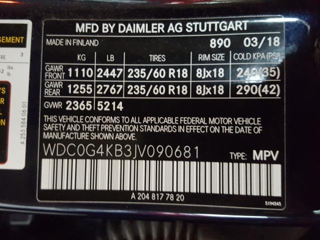 MERCEDES-BENZ GLC 300 4MATIC 2018