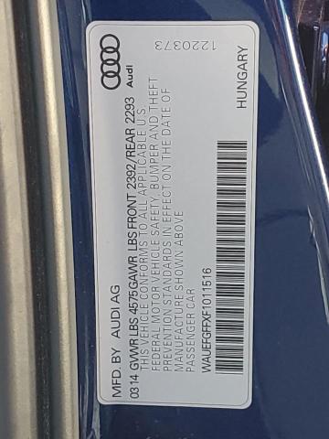AUDI A3 PREMIUM PLUS 2015