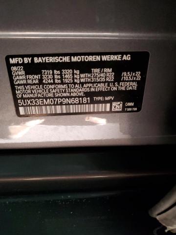 BMW X7 M60I 2022
