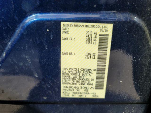 NISSAN LEAF S 2016