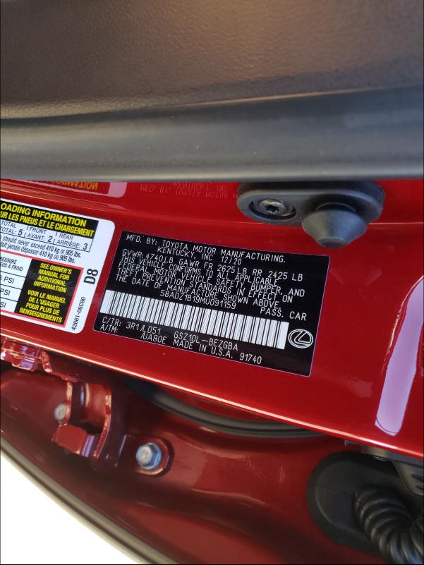 LEXUS ES 350 BASE 2021