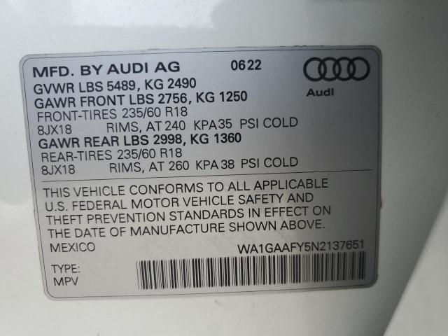 AUDI Q5 PREMIUM 45 2022