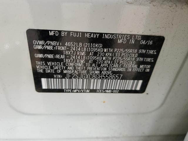 SUBARU FORESTER 2.0XT TOURING 2016