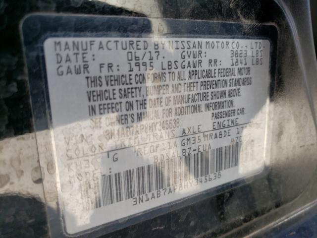 NISSAN SENTRA S 2017
