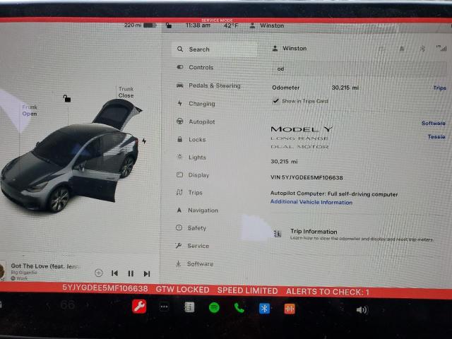 TESLA MODEL Y 2021