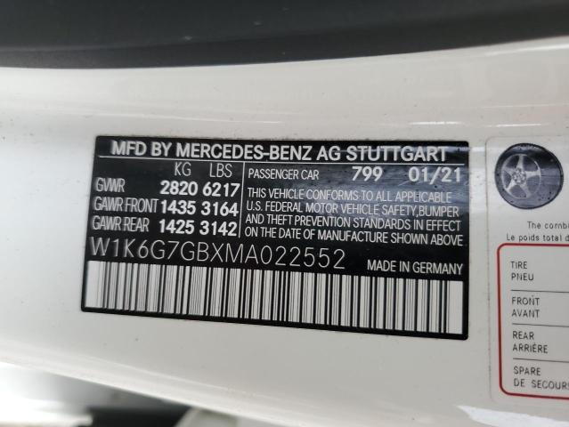 MERCEDES-BENZ S 580 4MATIC 2021