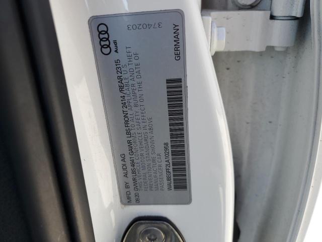 AUDI A3 S-LINE PREMIUM 2020