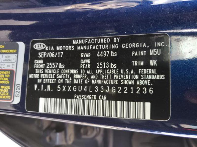 KIA OPTIMA EX 2018