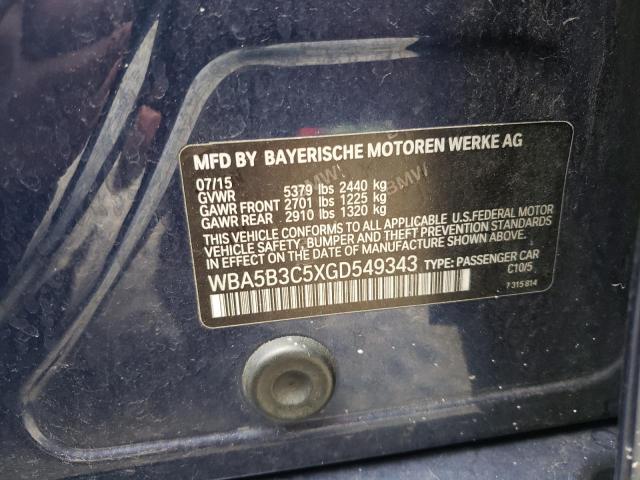 BMW 535 XI 2016