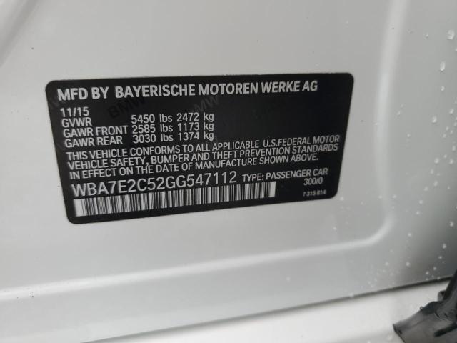 BMW 740 I 2016