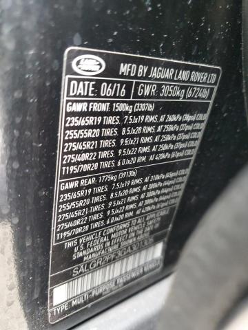 LAND ROVER RANGE ROVER 2016