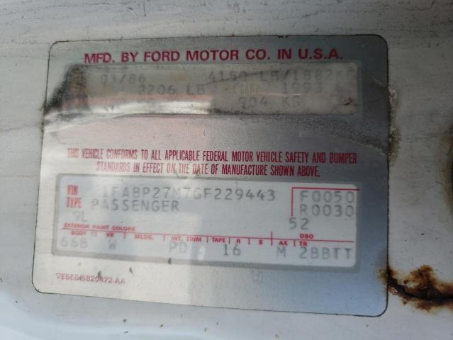 1986 FORD MUSTANG LX
