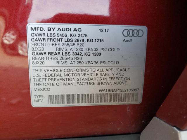 AUDI Q5 PREMIUM PLUS 2018