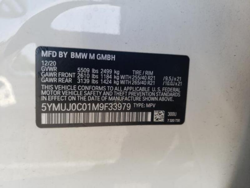 2021 BMW X4 M COMPETITION